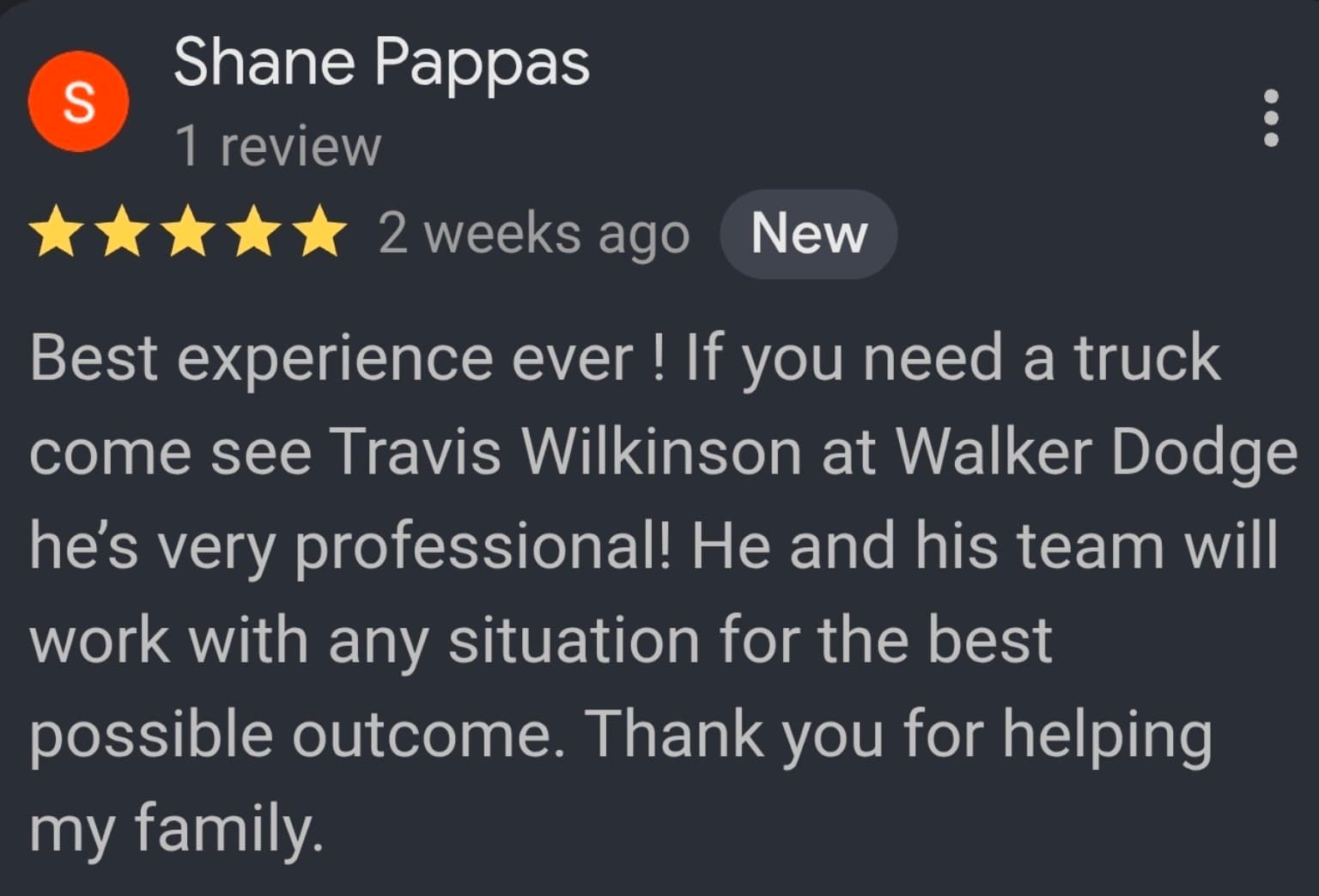 Review from Shane Pappas