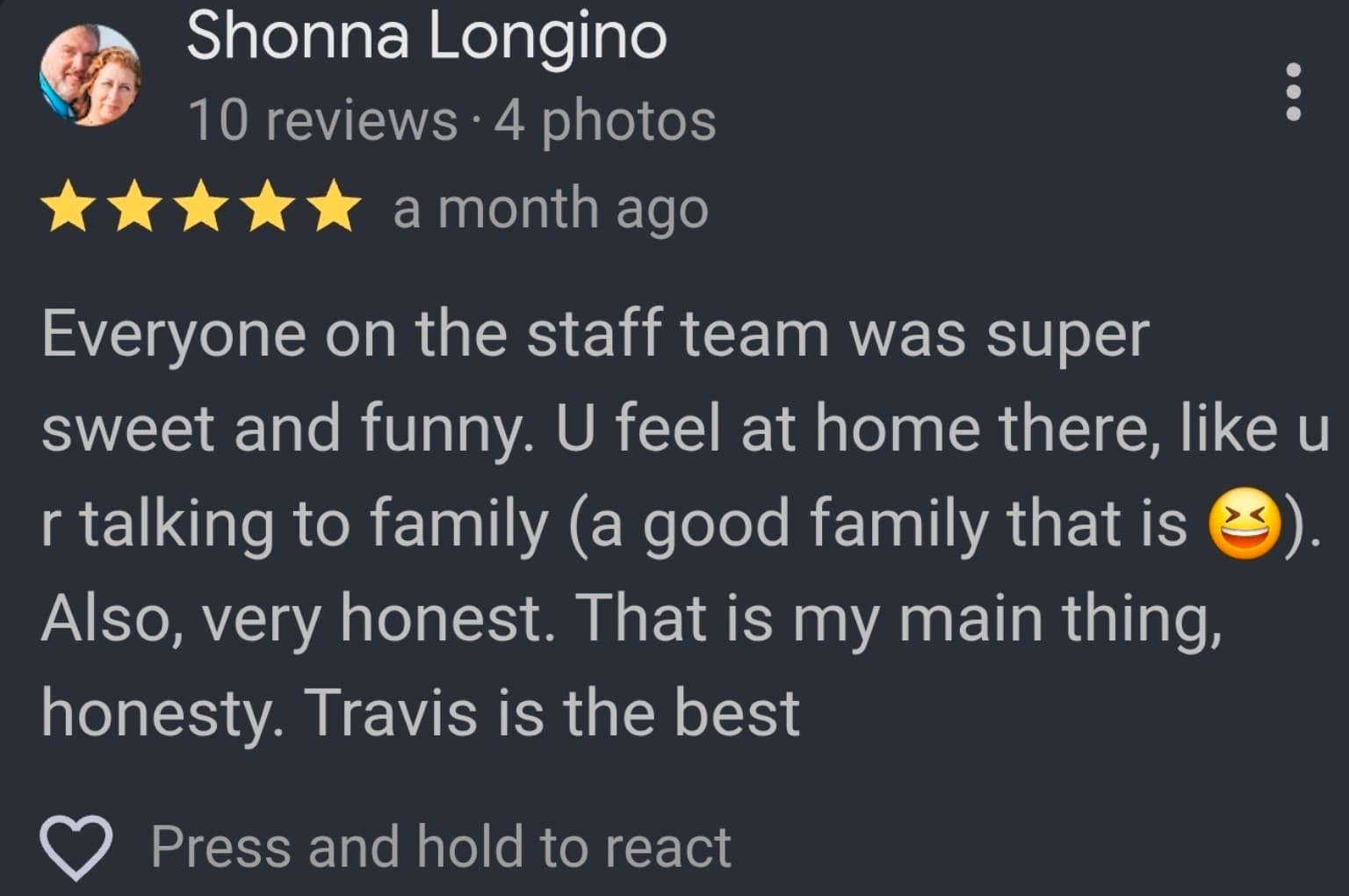 Review from Shonna Longino